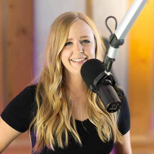 Courtney on-air talent headshot