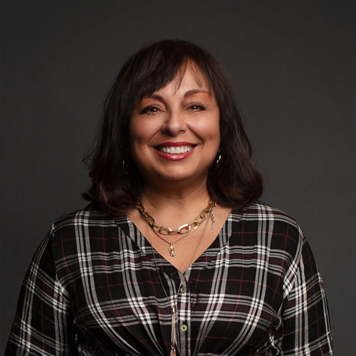 Julie on-air talent headshot